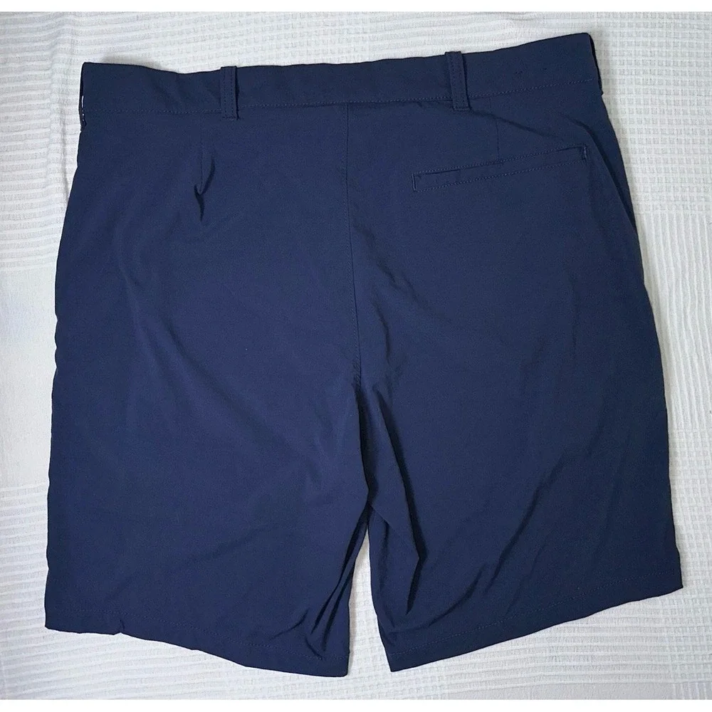 J Crew‎ Shorts Mens 33 Blue Gramercy Flex Performance Golf Chino Preppy Casual